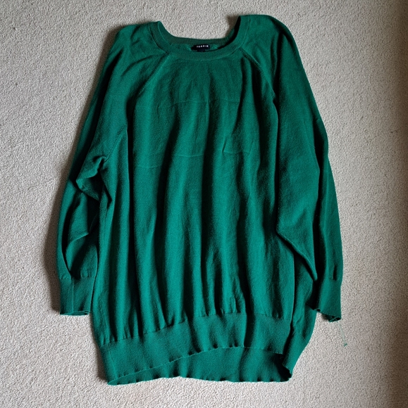 Emerald green sweater - Picture 3 of 5